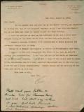 1904 Charles Herrington Scott Letter concerning Lumber for the Panama Canal