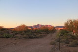 Over the fence - State Trust Land with Supers in the distance