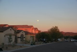 Full moon over our street