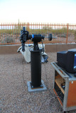 Telescope on a permanent pier.