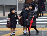 Girls gossip in Tokyo
