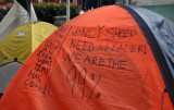 Occupy tents at Vancouver gallery
