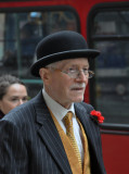 A rare bowler hat in London