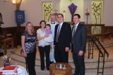 Godparents (Aunt Jackie and Uncle Paul) and Father Bright