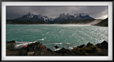 Patagonia: Windy Lake Pehoe and Cuernos del Paine