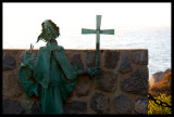 Sculpture in Zapallar Cemetery