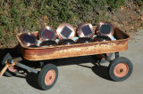 Ellens wagon with solar lighting