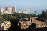 What a view over Malaga's port!