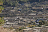 A villages rice paddies