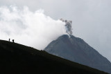 Volcan de Fuego Visto desde la Cumbre Mayor