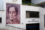 Mural de Bolivar en el Instituto Municipal de Cultura