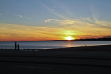 SUNSET OVER LAKE ERIE