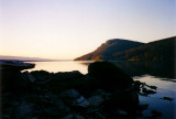 Sunrise at Meziadin Lake