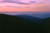 Sunset over Ogilvie Mountains