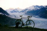 Sunset over Salmon Glacier