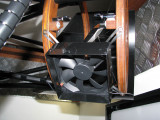 120mm fan to prevent dew on the secondary
