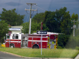 Fire Truck after Irene (York County)
