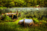 Boat and Jetty Loch Ard.