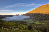 Mist over Llyn Gwynant.