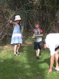 Easter egg hunt - Astrid and Zac