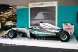 Mercedes F1 car on display