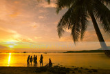 Sunset at Nirwana Beach, Padang, Indonesia