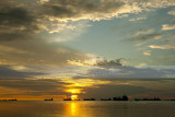 Sunset at Nirwana Beach, Padang, Indonesia