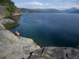 Fishing across from Narvik
