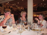 Trevor, Angela & Ian at dinner