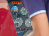 Helicopter control panel