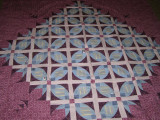 Mexican star quilt - Dec 2007 - before quilting