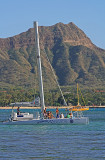 Sailing from Waikiki Beach