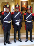 Presidential Guards inside of Casa Rosada