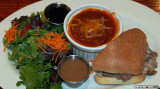 French Dip, Chili & Salad