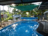 The pool at Chillagoe cabins