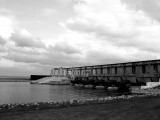 Pumping Station on Lake Pontchartrain - Architecture in Black and White
