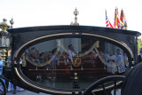 Archbishop Hannans casket in the Glass Hearse
