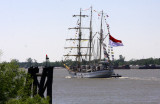 Tall Ship Dewaruci Leaves New Orleans