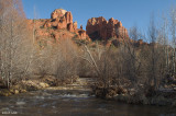 Cathedral Rock Above Oak Creek at Red River Crossing