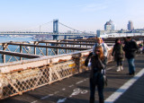 Manhattan Bridge as Seen from the Brooklyn Bridge