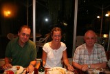 end of trip party in Guayaquil: Tristan, Meeli, Brian