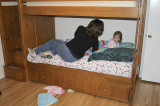 New bunkbeds; Kristinas not so sure