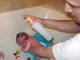 Shampoo bottle bigger than the baby