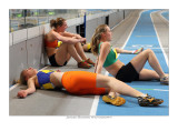 Lieke van den Brink (b.), Lentine Klaassen (m.) & Vere König (t.)