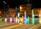 The Market Square at night