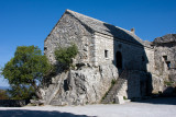 Church from the 1300s. The shadow is from the new church, built in the 1500s