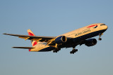 Boeing 777 arriving in Montreal