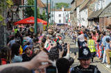 Olympic torch approaching in Canterbury