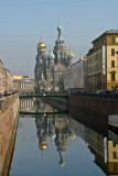 Cathedral in St Petersburg reflection - April 2003