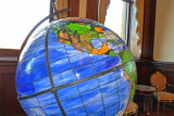 Globe in stained glass